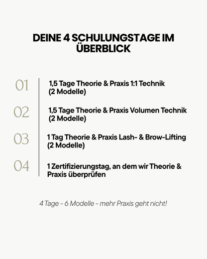 Basis Wimpernstylistin Ausbildung | Schulung mit Zertifikat