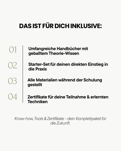 Basis Wimpernstylistin Ausbildung | Schulung mit Zertifikat