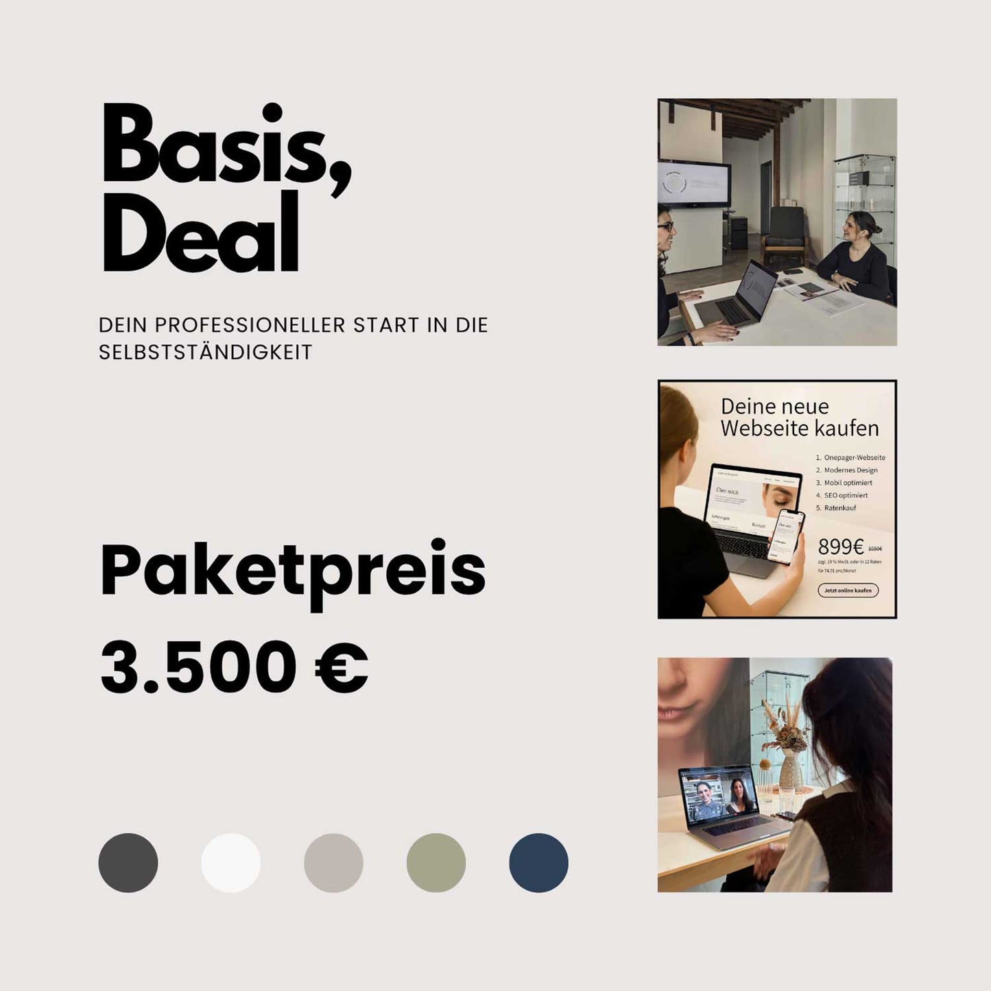 Basis-Deal – Dein professioneller Start in die Selbstständigkeit