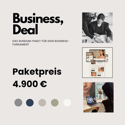 Business-Deal – Das Rundum-Paket für dein Business-Fundament